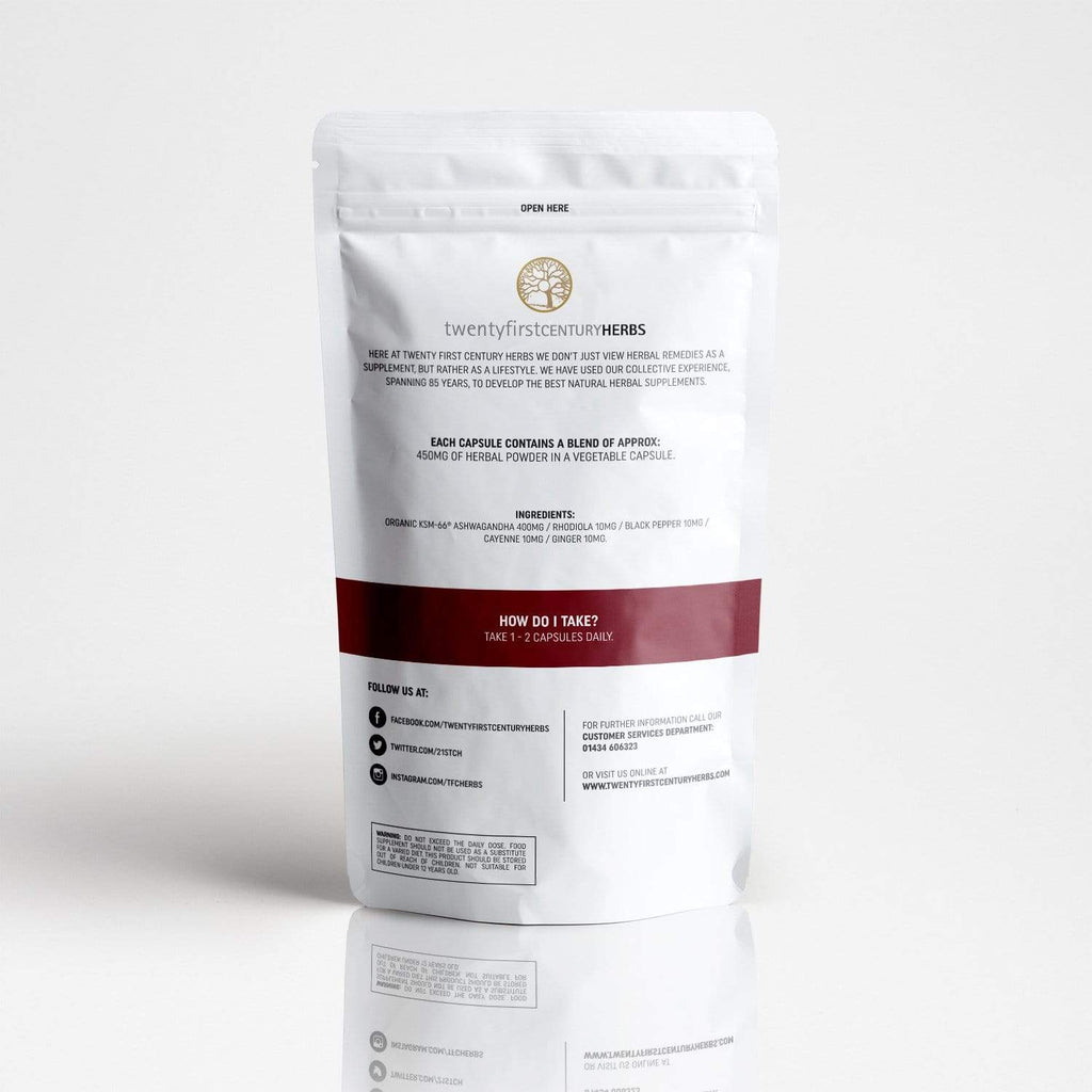 Ashwagandha Complex Natural Herbal Remedy & Supplement Stress